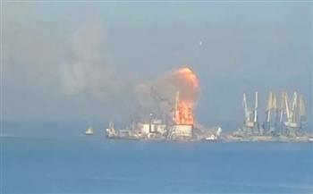 أوكرانيا تعلن تدمير سفينة إنزال روسية "كبيرة"