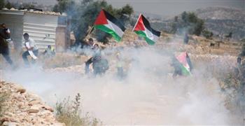 إصابات بالرصاص والاختناق جراء قمع الاحتلال الإسرائيلي لمسيرة سلمية شرق "قلقيلية" الفلسطينية
