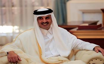 أمير قطر يتلقى رسالة من الرئيس الفلسطيني