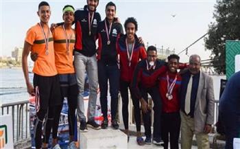 نادي التجديف بالأقصر يحصد 20 ميدالية في بطولة الجمهورية للكانوي والكاياك