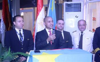 مصر للطيران تبدأ تشغيل أولى رحلاتها المباشرة بين القاهرة وكينشاسا