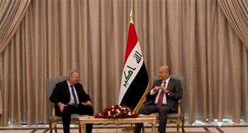 الرئيس العراقي يبحث مع وزير خارجية لوكسمبورج العلاقات الثنائية