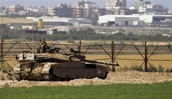 الاحتلال الاسرائيلى يتوغل فى وسط قطاع غزة