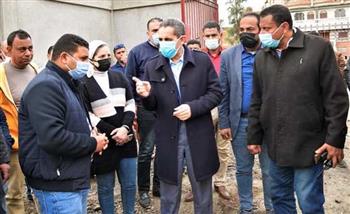محافظ الغربية يتفقد مشروعات الصرف الصحي في قرى زفتى