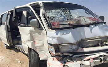 إصابة 13 شخصا في حادث تصادم على طريق «السويس - السخنة»