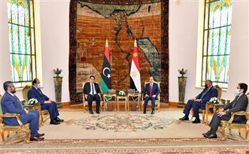 استقبال الرئيس السيسي لوزير خارجية قطر ورئيس المجلس الرئاسي الليبي يتصدر اهتمامات الصحف