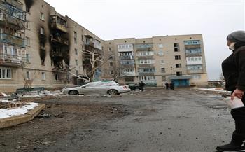 قصف مدينة لوجانسك بصاروخ أوكراني