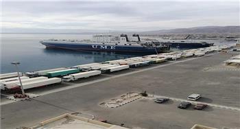تداول ١٥٥٥ طن بضائع عامة و٤٢٩ شاحنة بموانئ البحر الأحمر