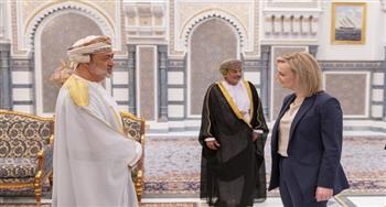 وزيرة الخارجية البريطانية تشكر السلطان هيثم بن طارق سلطان عمان 