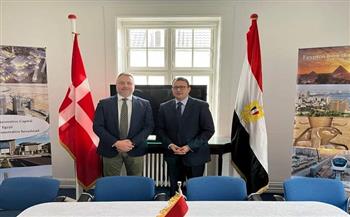 سفير مصر فى كوبنهاجن يلتقى بقيادات شركات دنماركية 
