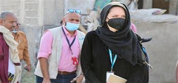 أنجلينا جولي في اليمن لحشد الدعم الدولي لتغطية الاحتياجات الإنسانية للنازحين