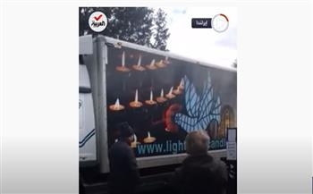 بالفيديو.. شاحنة تقتحم سفارة روسيا ببولندا وسائقها: «سعيد بما فعلت »