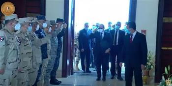 الرئيس السيسي يصل مقر انعقاد الندوة التثقيفية للقوات المسلحة