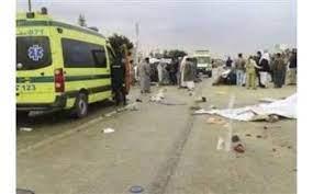 مصرع شخص وإصابة 7 في انقلاب ربع نقل على صحراوي الشيخ زايد