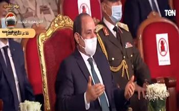 الرئيس السيسي يتأثر بدعاء الراحلة عبلة الكحلاوي لمصر (فيديو)