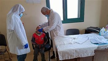 صحة المنيا: الكشف على 2192 مواطنًا خلال قافلة طبية بقرية تندة بملوي