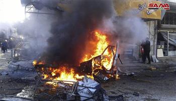 "سانا" : تفجير عبوة ناسفة كانت مزروعة بسيارة في جنوب سوريا