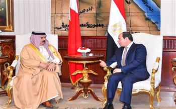 الرئيس السيسي يهنئ ملك البحرين بحلول شهر رمضان