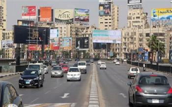 كثافات مرورية متوسطة على عدد من محاور وميادين القاهرة والجيزة