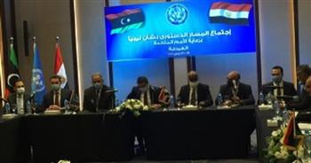 رئيس اللجنة الوطنية المصرية يؤكد حرص مصر علي تقديم كل الدعم للشعب الليبي