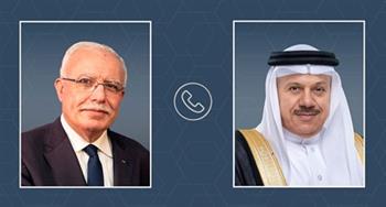 ​وزيرا خارجية البحرين وفلسطين يبحثان هاتفيا تطورات الأوضاع الفلسطينية