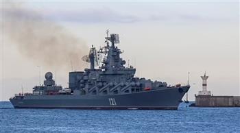 تضرر سفينة قيادة أسطول البحر الأسود الروسي