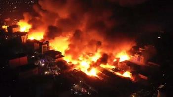 الحماية المدنية تسيطر على حريق في مخلفات قمامة بمدينة نصر 
