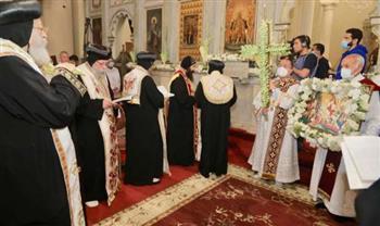 البابا تواضروس يترأس قداس أحد السعف بالكنيسة المرقسية في الإسكندرية