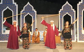 «سامر التحطيب» و«التنورة» على المسرح الروماني بسور القاهرة الشمالي