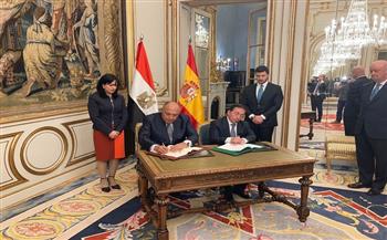 توقيع مذكرة تفاهم بين وزير الخارجية ونظيره الإسباني للتعاون في الدراسات الدبلوماسية