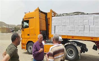 رئيس مرسى علم: توزيع 3000 كرتونة مواد غذائية ضمن «حياة كريمة»
