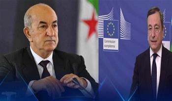 الرئيس الجزائري يتلقى اتصالاً هاتفياً من رئيس الوزراء الإيطالي