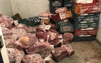ضبط مخزن لتصنيع اللحوم الفاسدة بالجيزة 