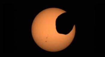 «ناسا» ترصد لحظة كسوف الشمس من المريخ (فيديو)