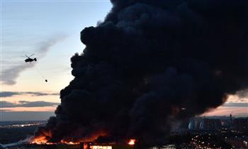 حريق بمصنع كيميائي في روسيا