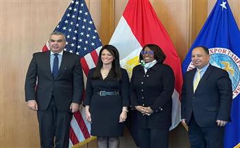 وزيرة التعاون الدولي تبحث مع رئيس بنك التصدير والاستيراد الأمريكي تعزيز الاستثمار مع مصر