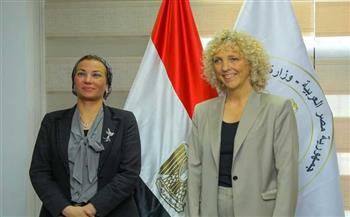 وزيرة البيئة تناقش مع مفوضة السياسات الألمانية تحضيرات استضافة مصر لمؤتمر المناخ