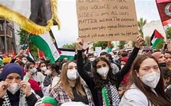 اعتقالات خلال مظاهرة مؤيدة للفلسطينيين في برلين