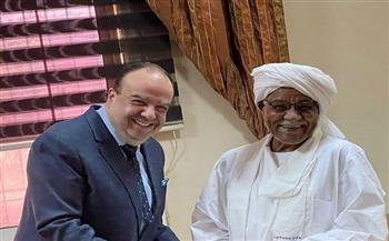 تطورات "اتفاق جوبا للسلام" على طاولة اجتماع سفير مصر بالسودان ورئيس"المفوضية القومية"