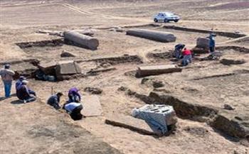 الكشف عن بقايا معبد زيوس كاسيوس بموقع تل الفرما بمنطقة آثار شمال سيناء
