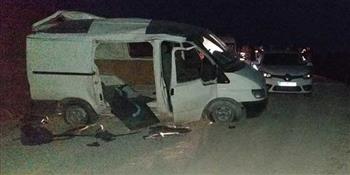 مصرع شخصين وإصابة 11 جراء انقلاب حافلة شرق تركيا