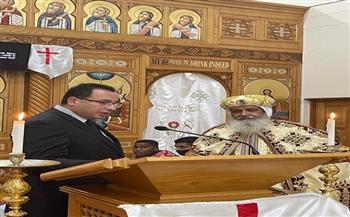 سفير مصر بـ ناميبيا يشارك في قداس عيد القيامة