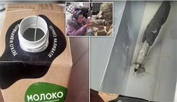 أبشع جوانب الحرب.. جندي روسي يعطي عجوز أوكرانية علبة حليب مفخخة (فيديو)