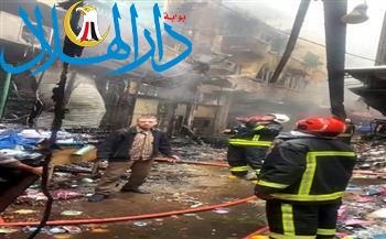 النيابة تعاين حريق سوق المنشية بالإسكندرية.. والأهالى: اشتعل فور عودة الكهرباء 