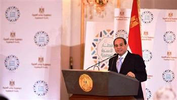  لحظة وصول الرئيس السيسي مقر إفطار الأسرة المصرية (فيديو)