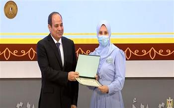 الرئيس السيسي يكرم الفائزين في المسابقة العالمية لحفظ القرآن الكريم