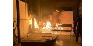 تفحم عامل في حريق بمصنع أنتريهات بالتجمع الخامس 
