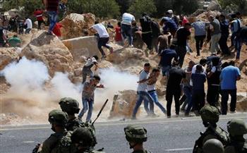 مواجهات بين الفلسطينيين والاحتلال الإسرائيلي في محافظة نابلس