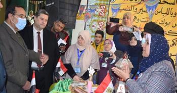 محافظ شمال سيناء يفتتح معرض منتجات مدارس التعليم الفني