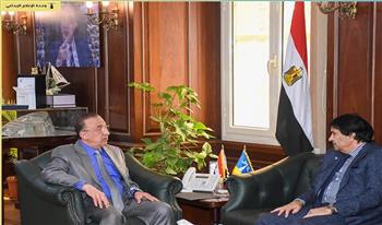 محافظ الإسكندرية يبحث مع قنصل عام  ليبيا تعزيز سبل التعاون